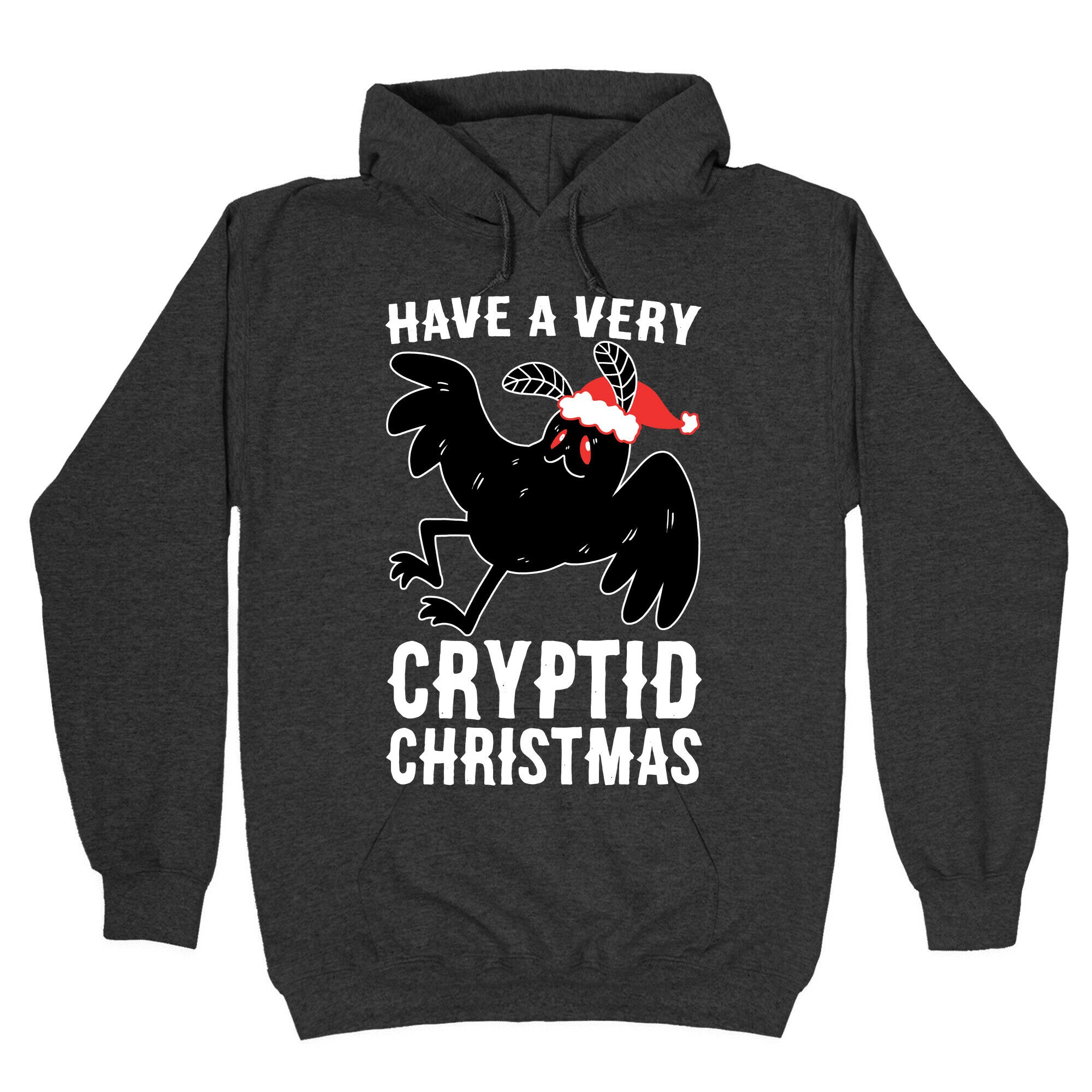 Have a Very Cryptid Christmas - Mothman Hoodie